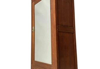 Arts & Crafts One-Door Armoire or Wardrobe Onder den Sint Maarten Style, 1900s